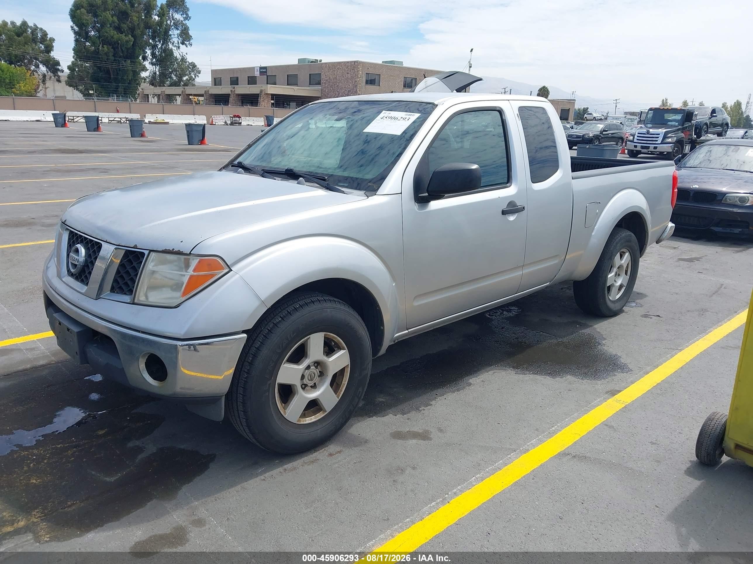 2005 Nissan Frontier Se Silver vin: 1N6AD06U85C451375