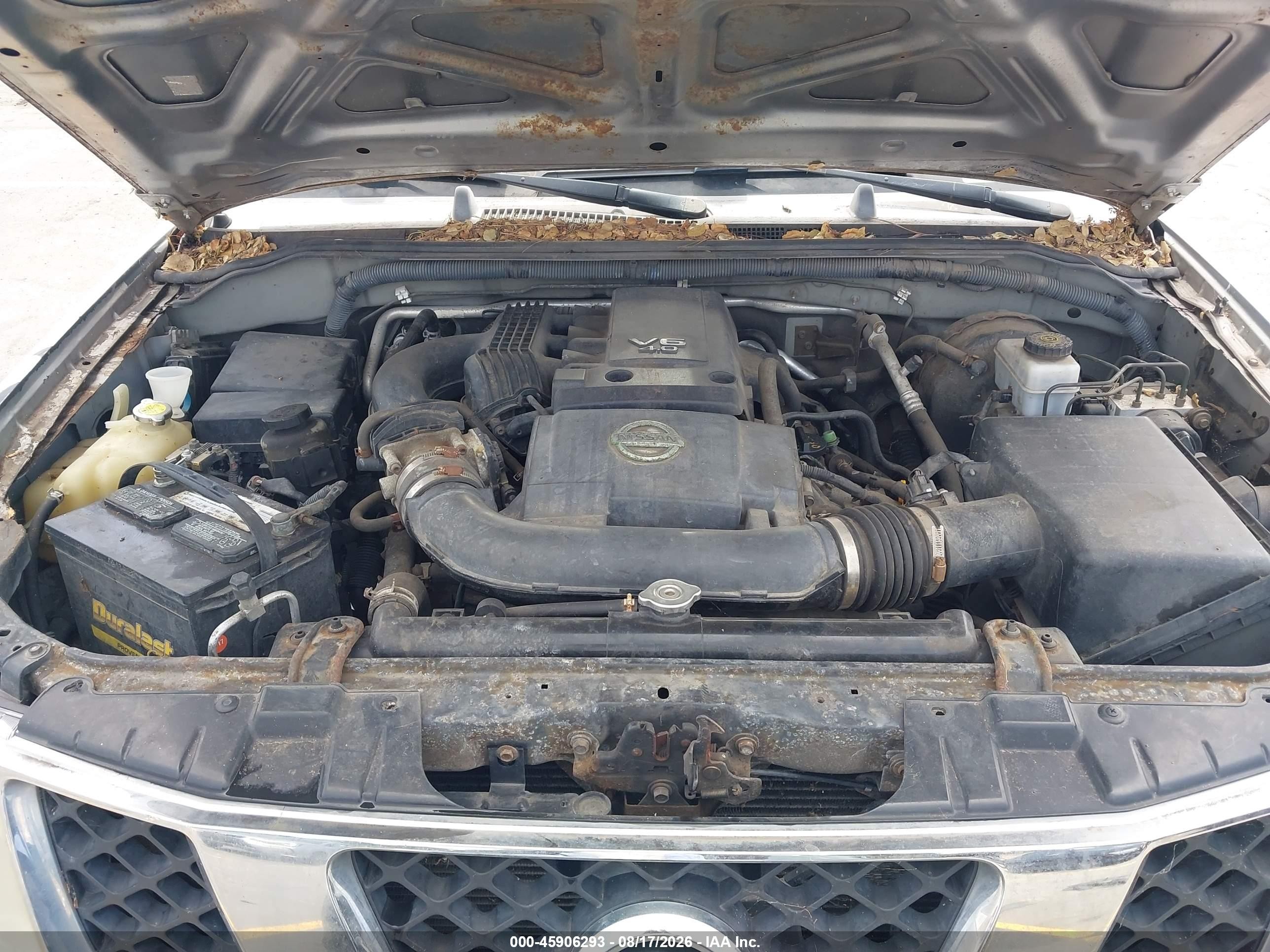 2005 Nissan Frontier Se Silver vin: 1N6AD06U85C451375