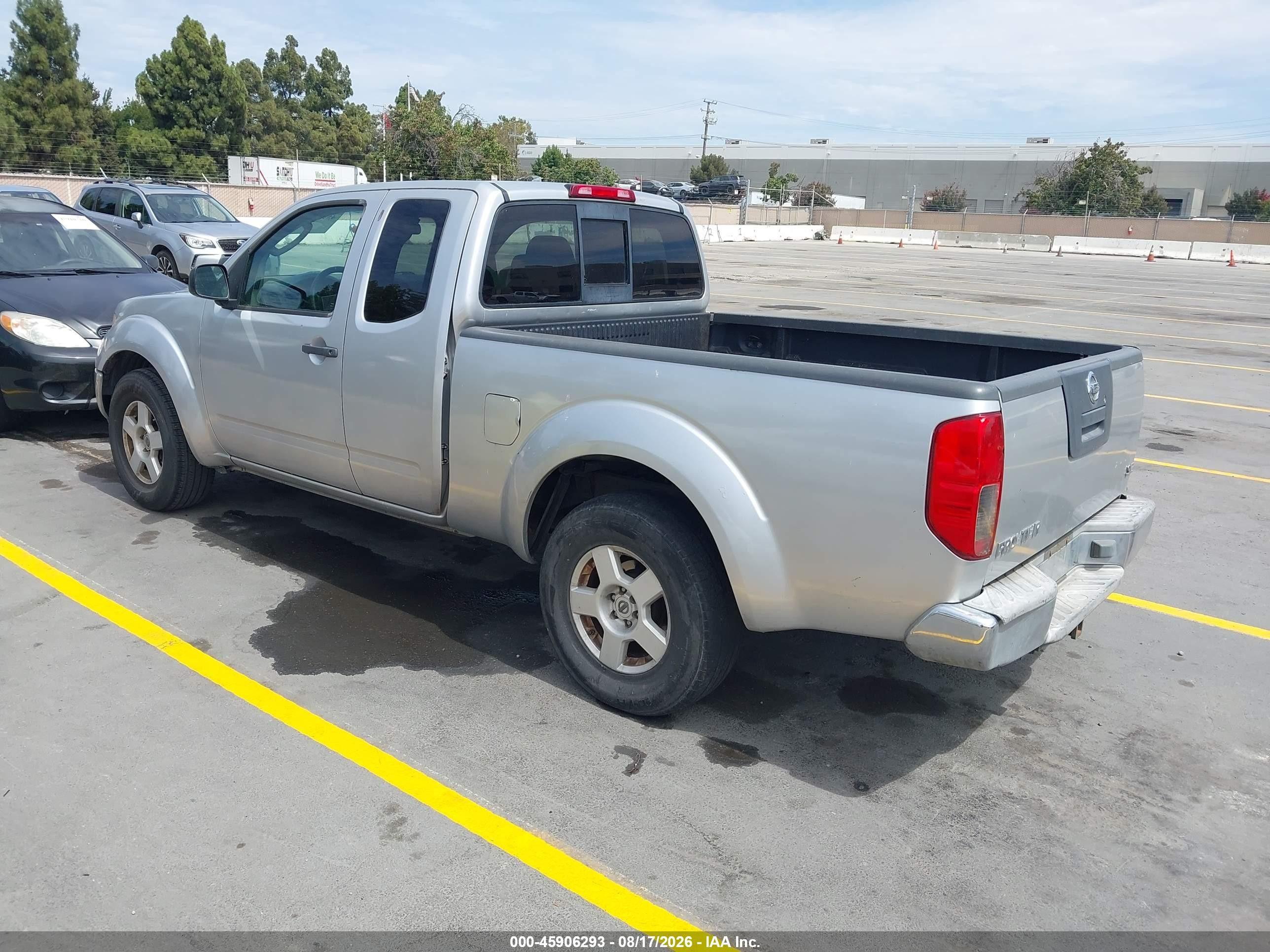 2005 Nissan Frontier Se Silver vin: 1N6AD06U85C451375