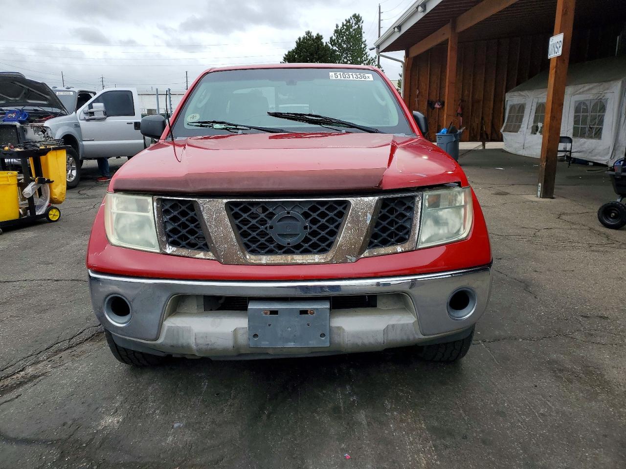 2006 Nissan Frontier Red vin: 1N6AD06U86C400122