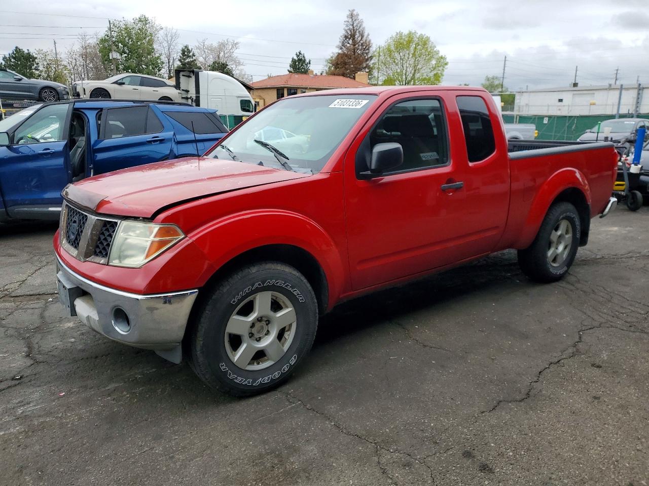 2006 Nissan Frontier Red vin: 1N6AD06U86C400122