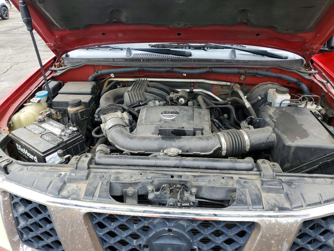 2006 Nissan Frontier Red vin: 1N6AD06U86C400122