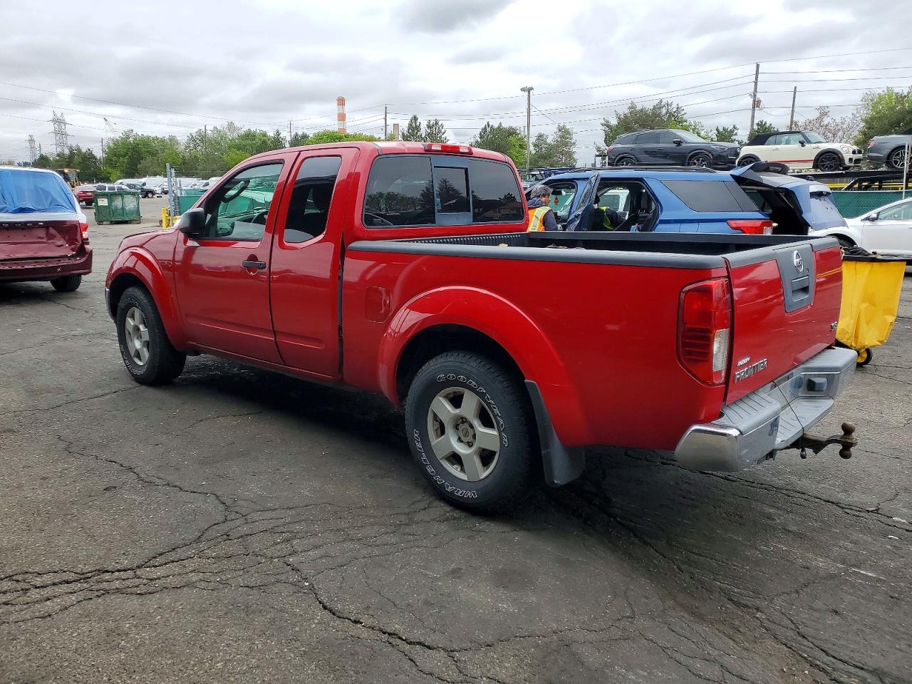 2006 Nissan Frontier Red vin: 1N6AD06U86C400122