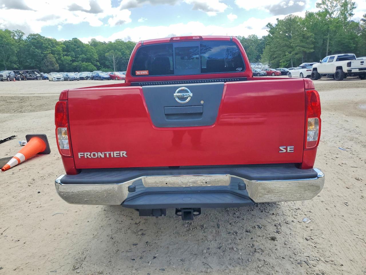 2006 Nissan Frontier Se Red vin: 1N6AD06U86C416580