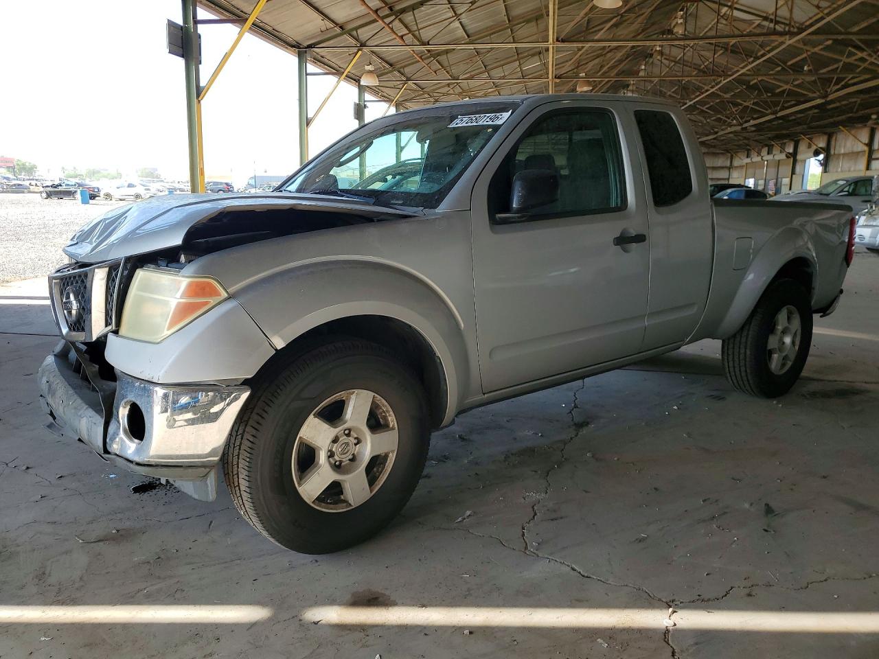 2007 Nissan Frontier Se Silver vin: 1N6AD06U87C423661