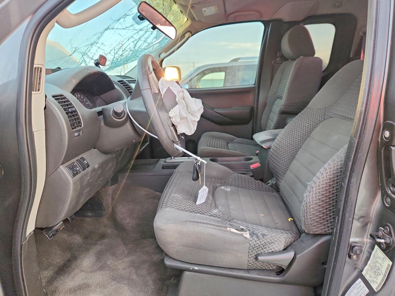 2005 Nissan Frontier Se Gray vin: 1N6AD06U95C414934