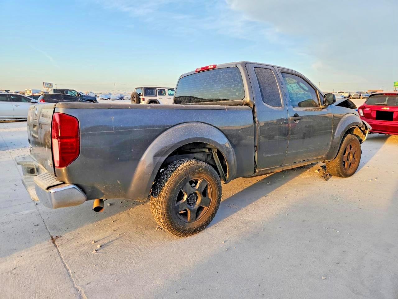 2005 Nissan Frontier Se Gray vin: 1N6AD06U95C414934