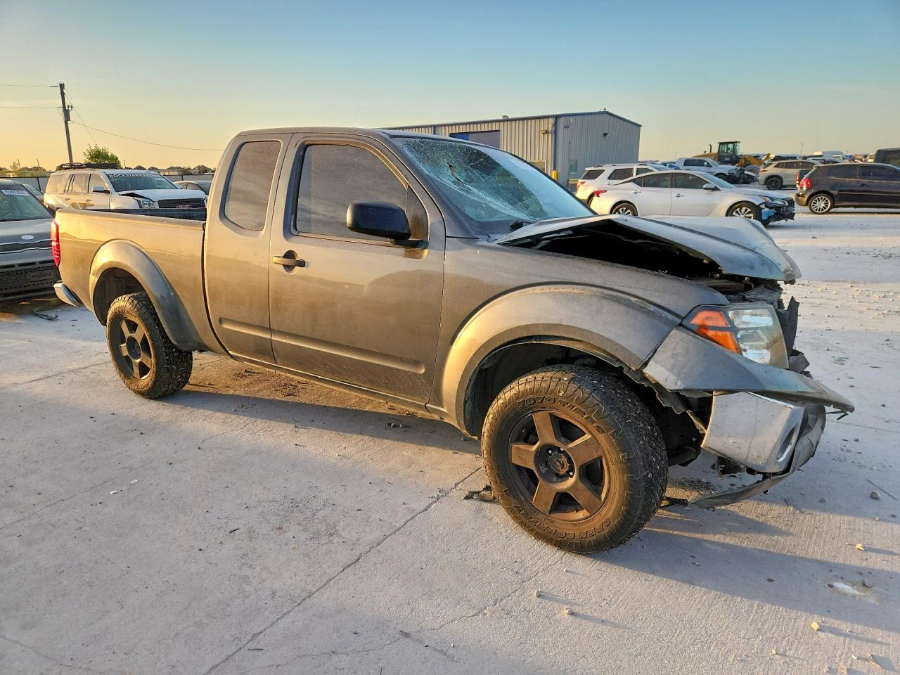 2005 Nissan Frontier Se Gray vin: 1N6AD06U95C414934