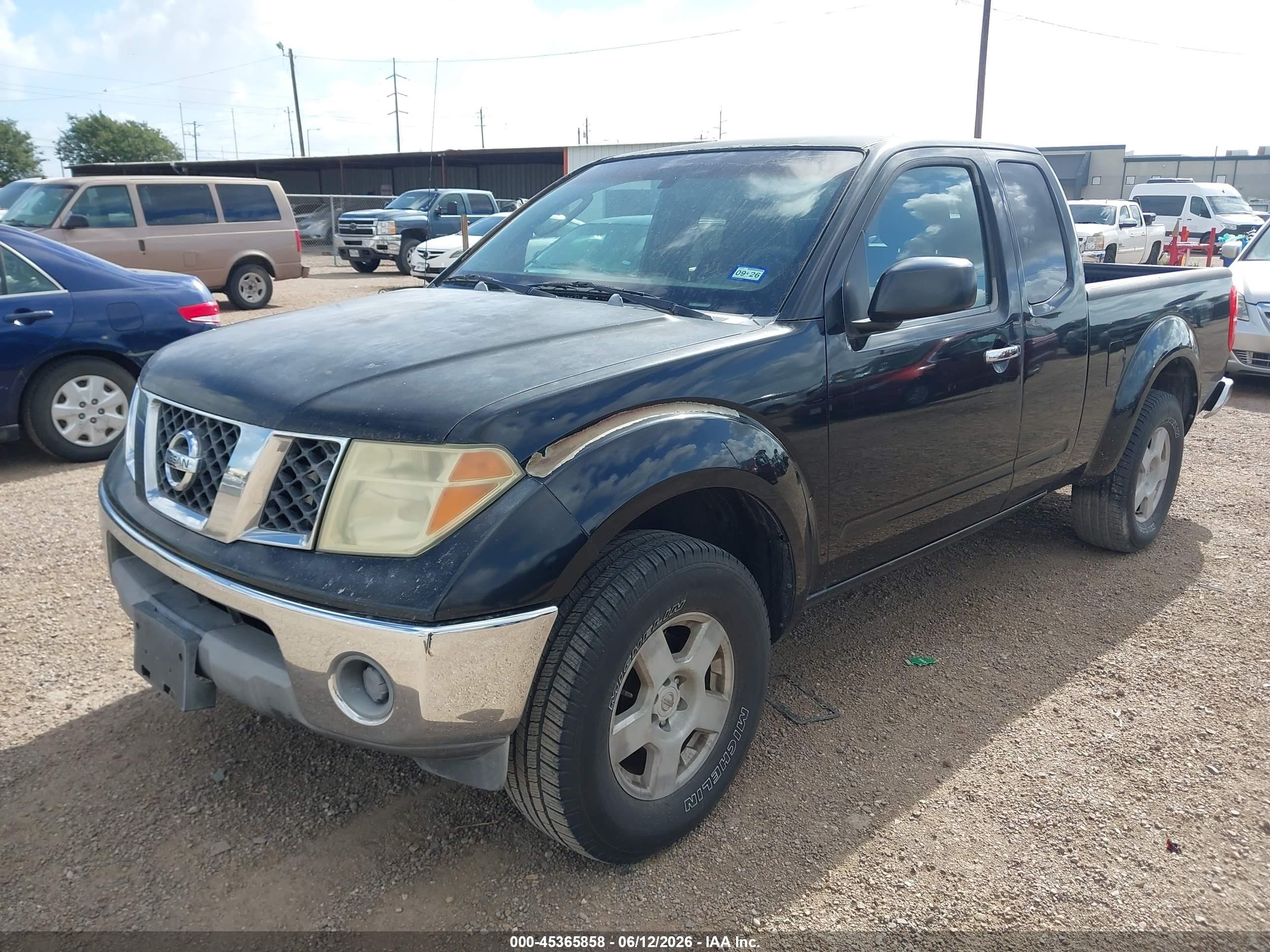 2005 Nissan Frontier 2wd Se Черный vin: 1N6AD06U95C458352