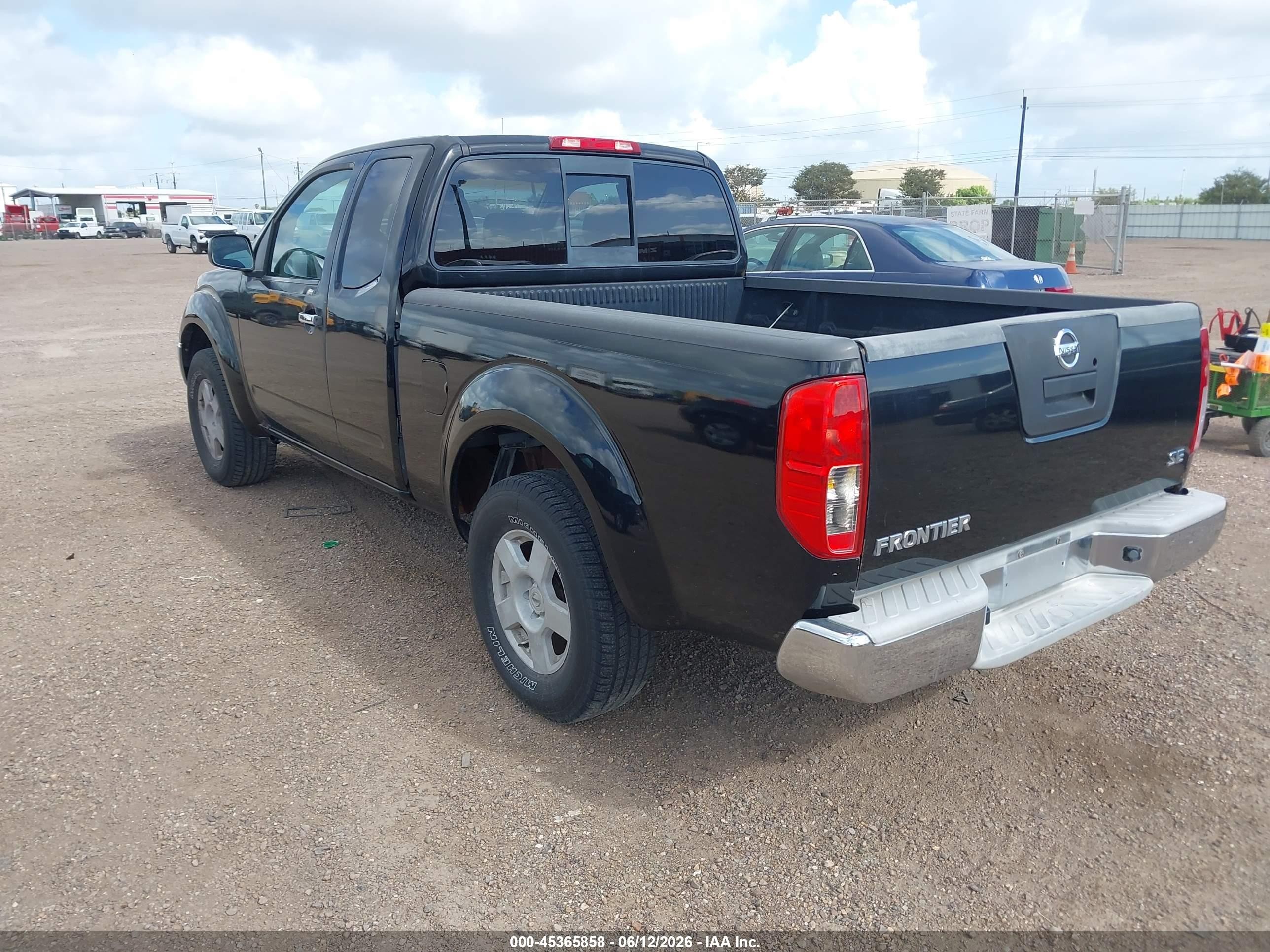 2005 Nissan Frontier 2wd Se Черный vin: 1N6AD06U95C458352