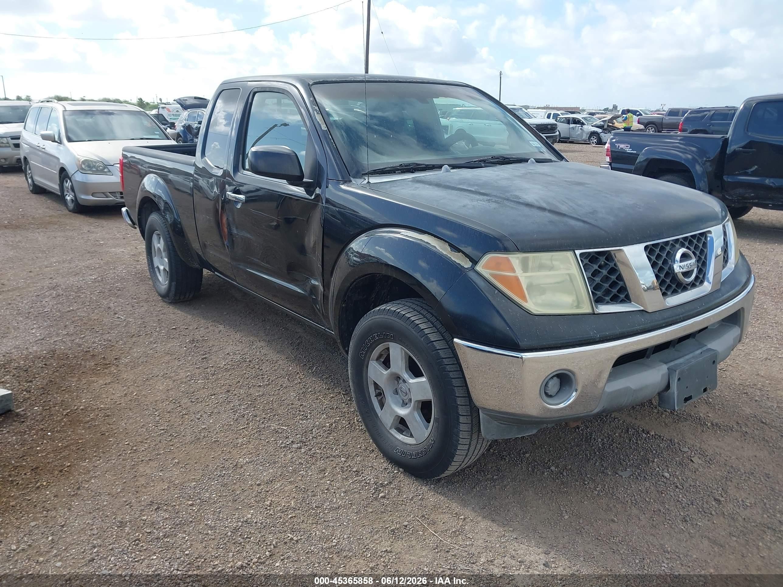 2005 Nissan Frontier 2wd Se Черный vin: 1N6AD06U95C458352
