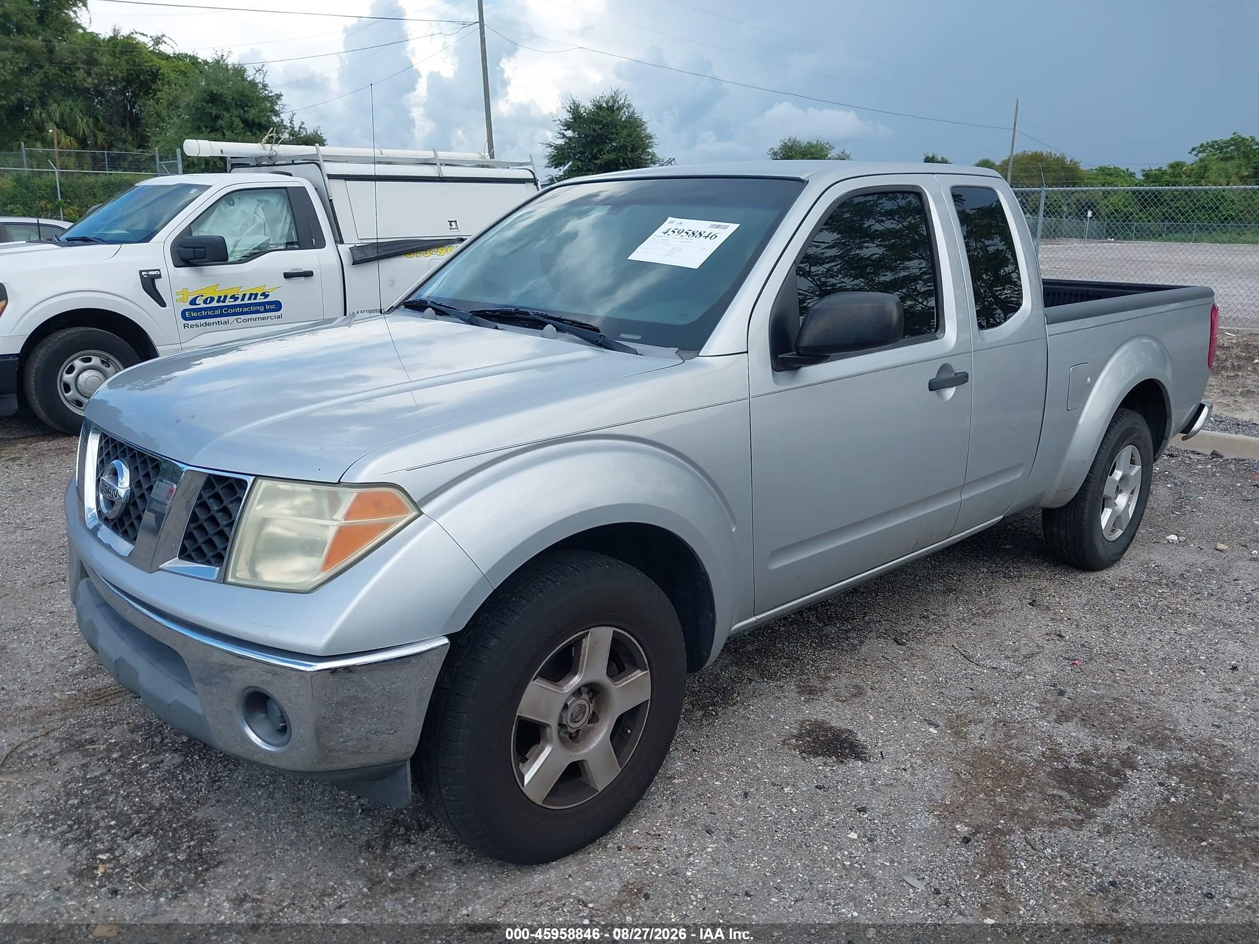 2006 Nissan Frontier Se Silver vin: 1N6AD06U96C447613