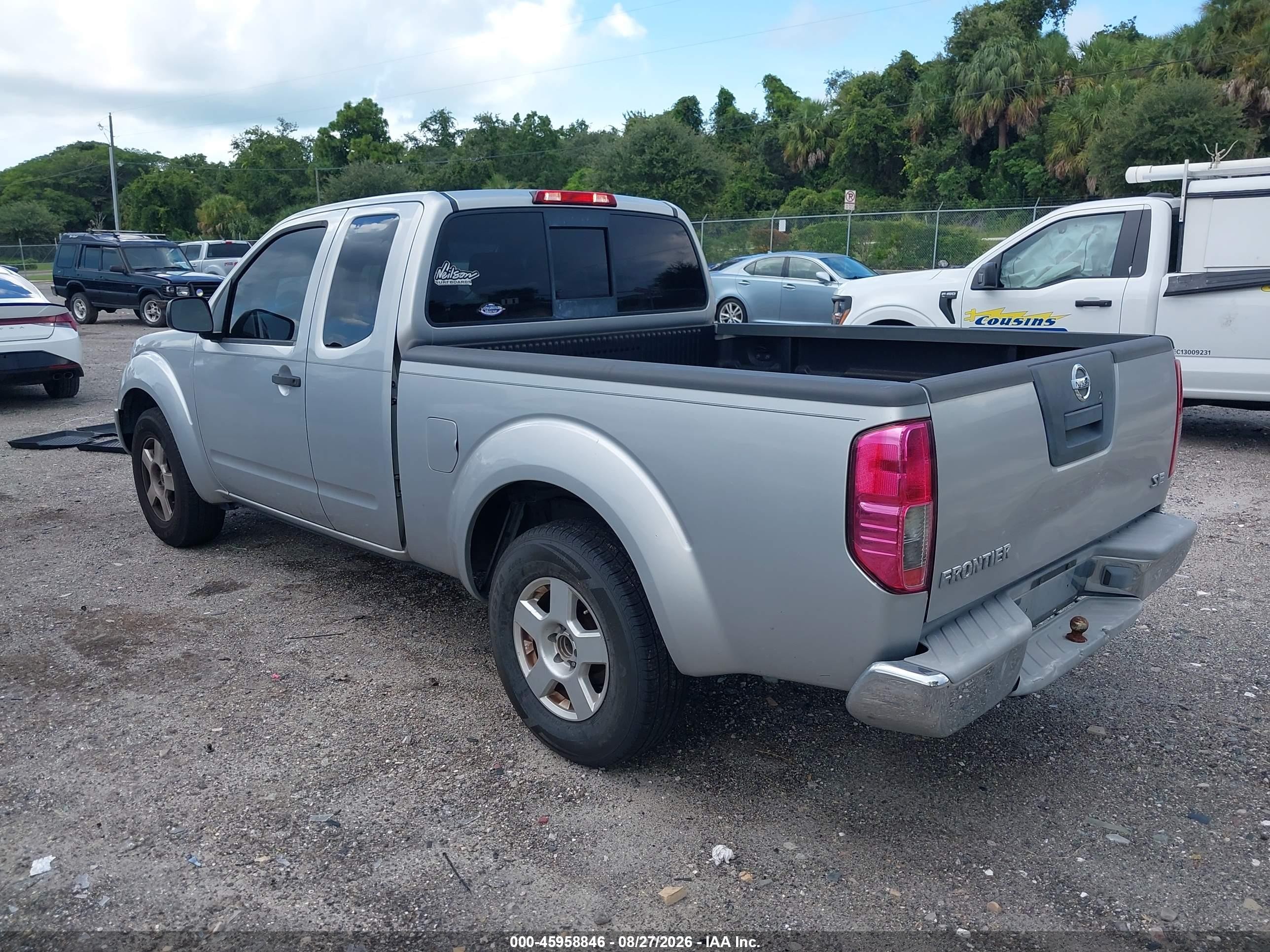 2006 Nissan Frontier Se Silver vin: 1N6AD06U96C447613