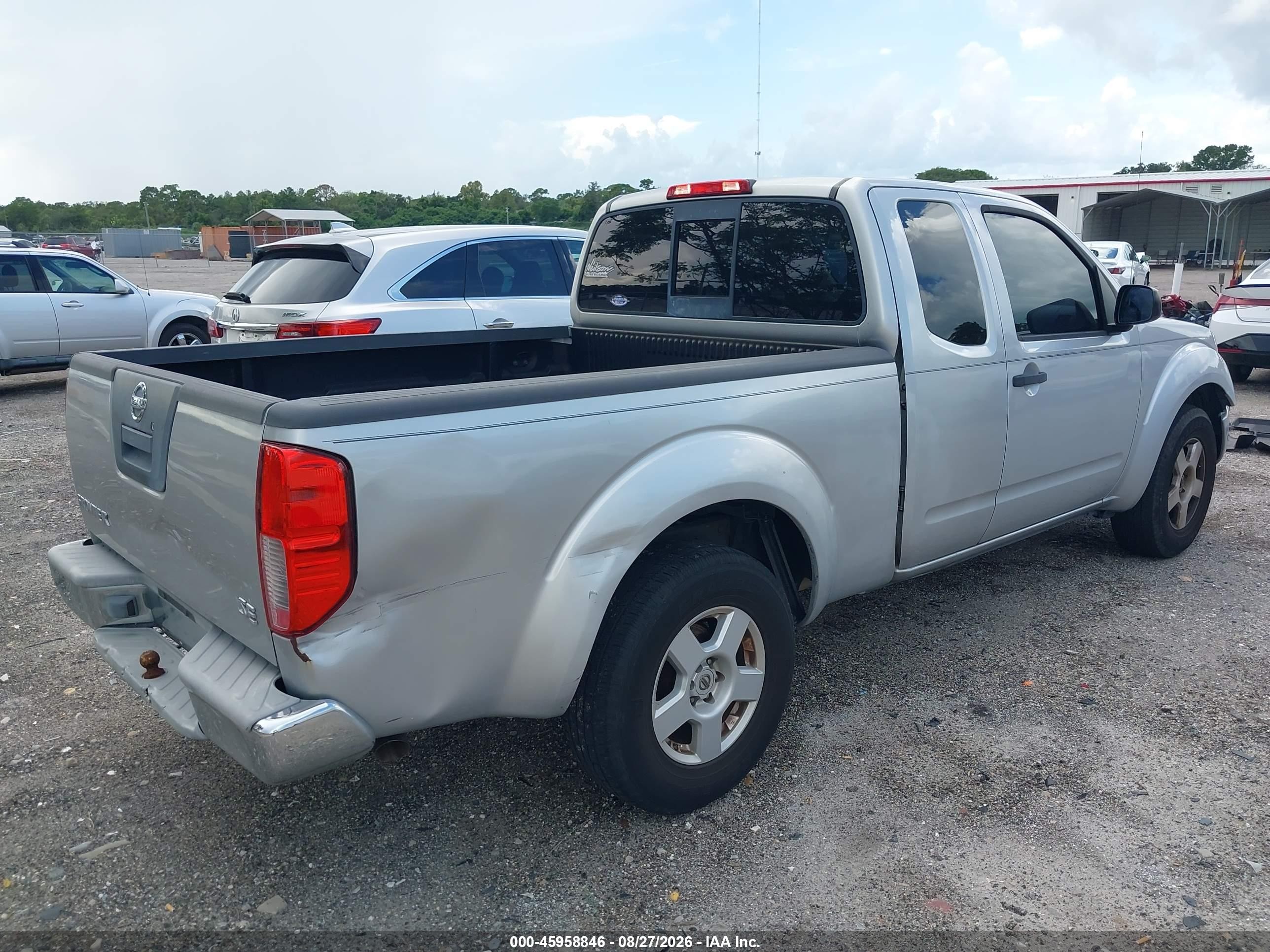 2006 Nissan Frontier Se Silver vin: 1N6AD06U96C447613