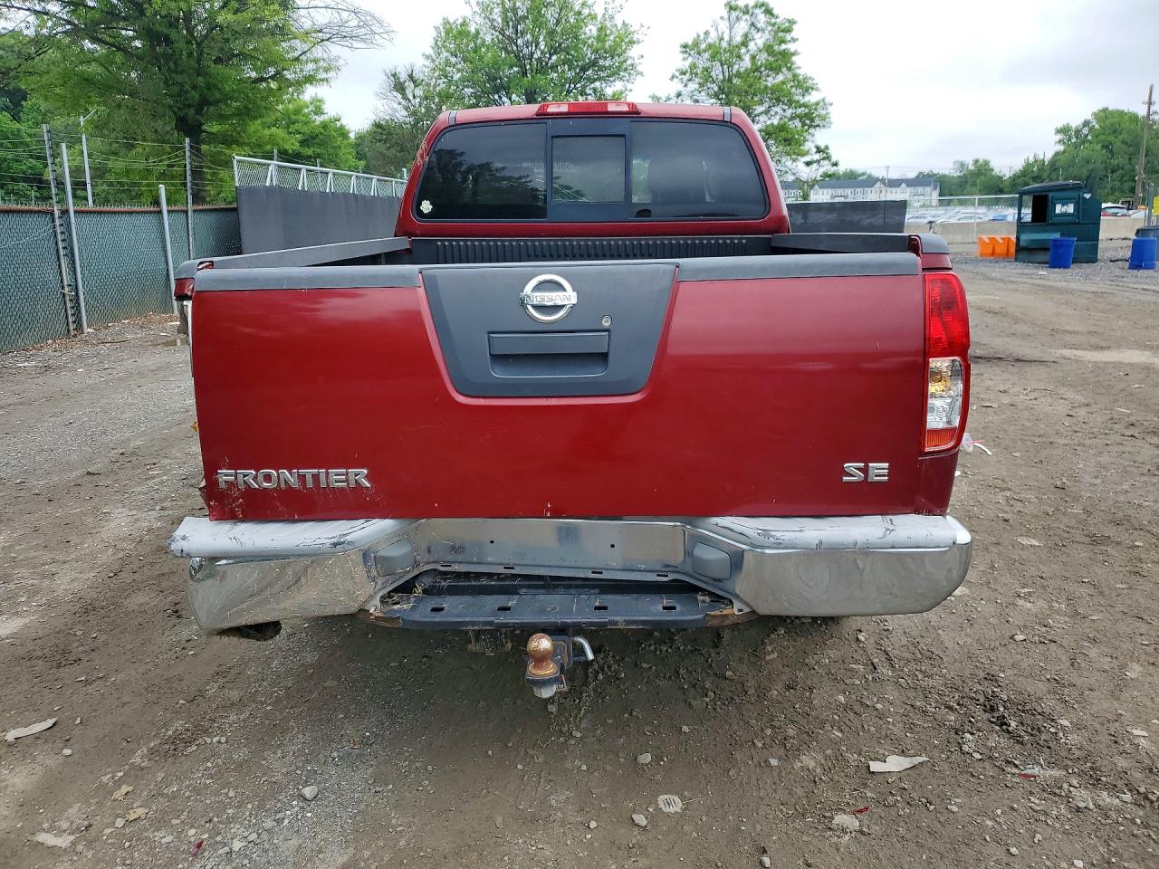 2006 Nissan Frontier Se Red vin: 1N6AD06U96C468218
