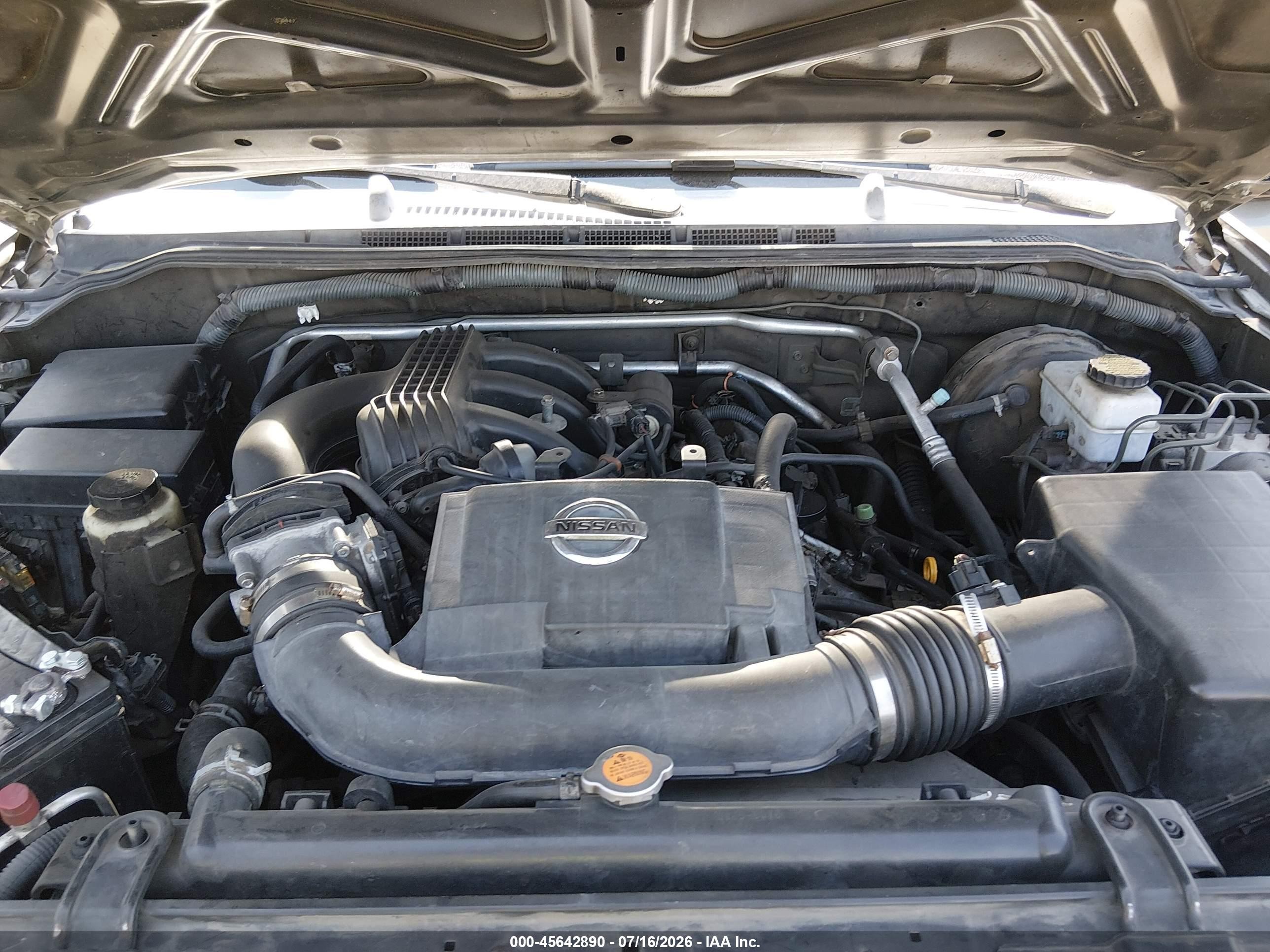 2007 Nissan Frontier Se Gray vin: 1N6AD06UX7C418574