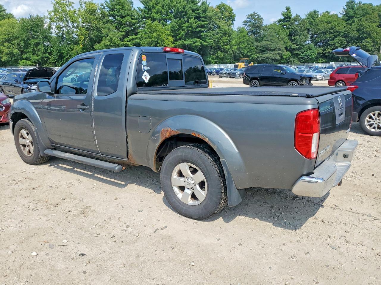 2009 Nissan Frontier Se V6 Gray vin: 1N6AD06W09C419088