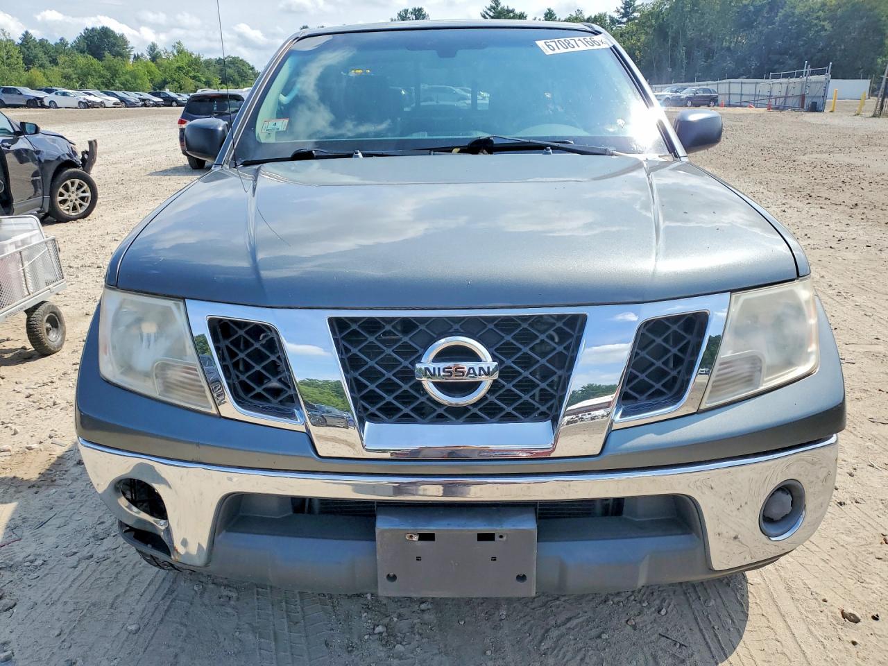 2009 Nissan Frontier Se V6 Gray vin: 1N6AD06W09C419088