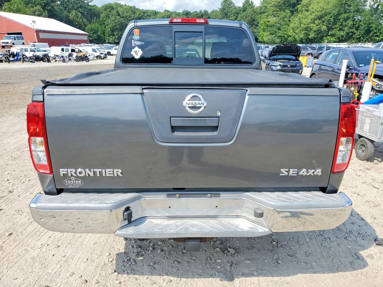 2009 Nissan Frontier Se V6 Gray vin: 1N6AD06W09C419088