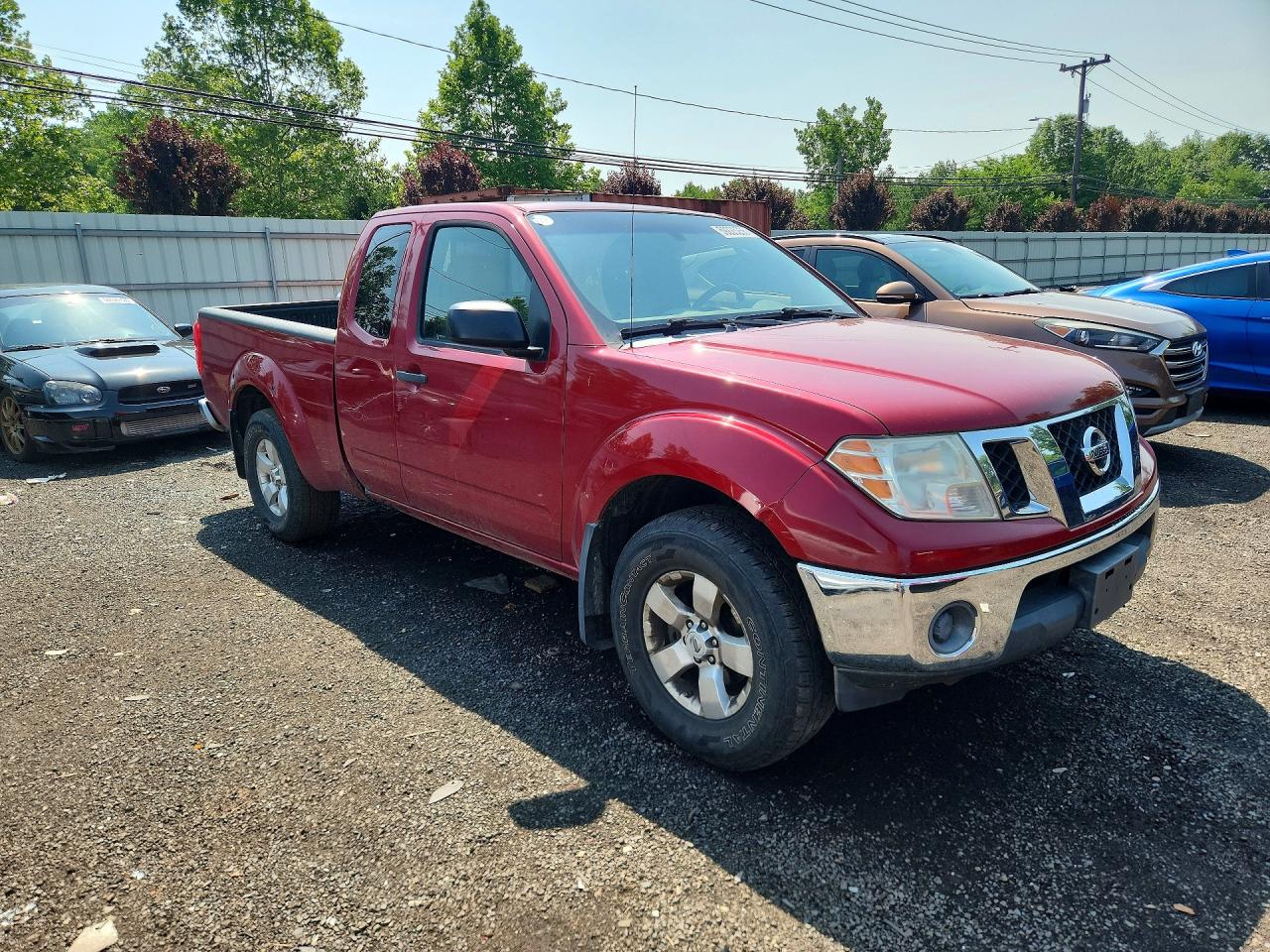 2009 Nissan Frontier Se V6 Красный vin: 1N6AD06W09C420676