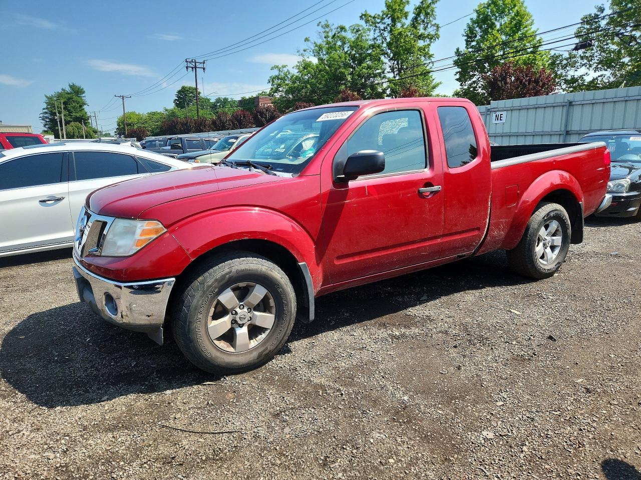 2009 Nissan Frontier Se V6 Red vin: 1N6AD06W09C420676