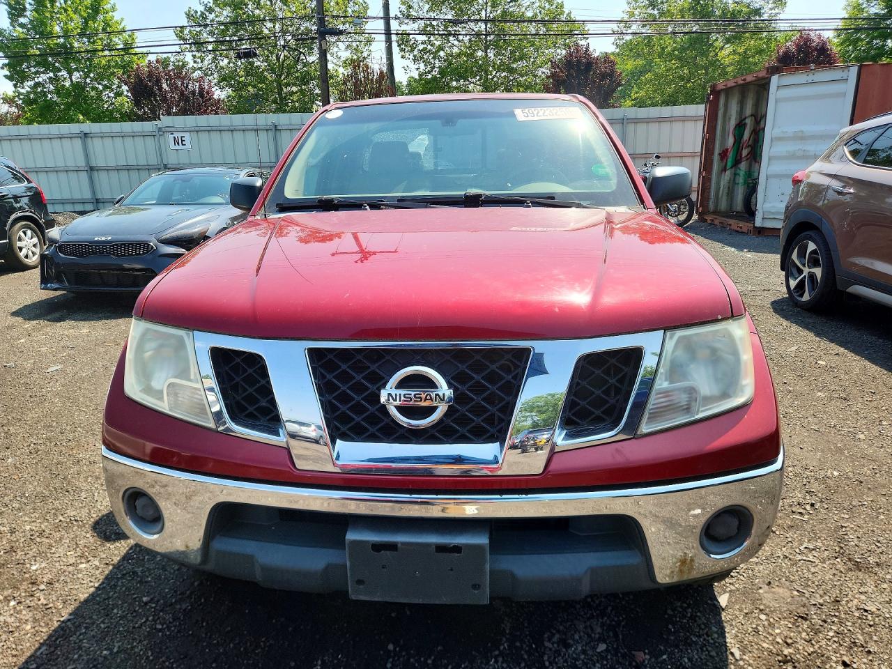 2009 Nissan Frontier Se V6 Красный vin: 1N6AD06W09C420676
