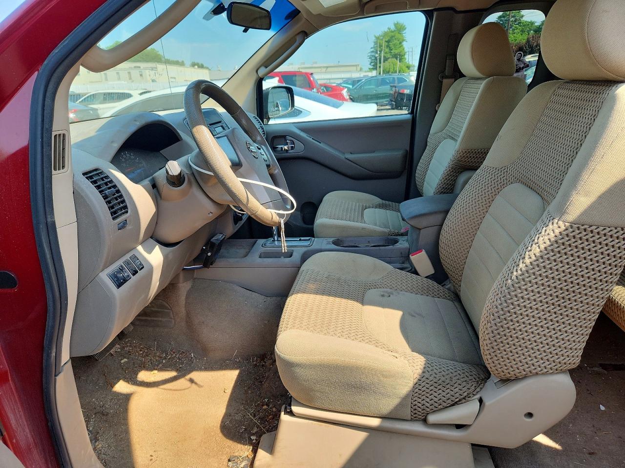 2009 Nissan Frontier Se V6 Красный vin: 1N6AD06W09C420676