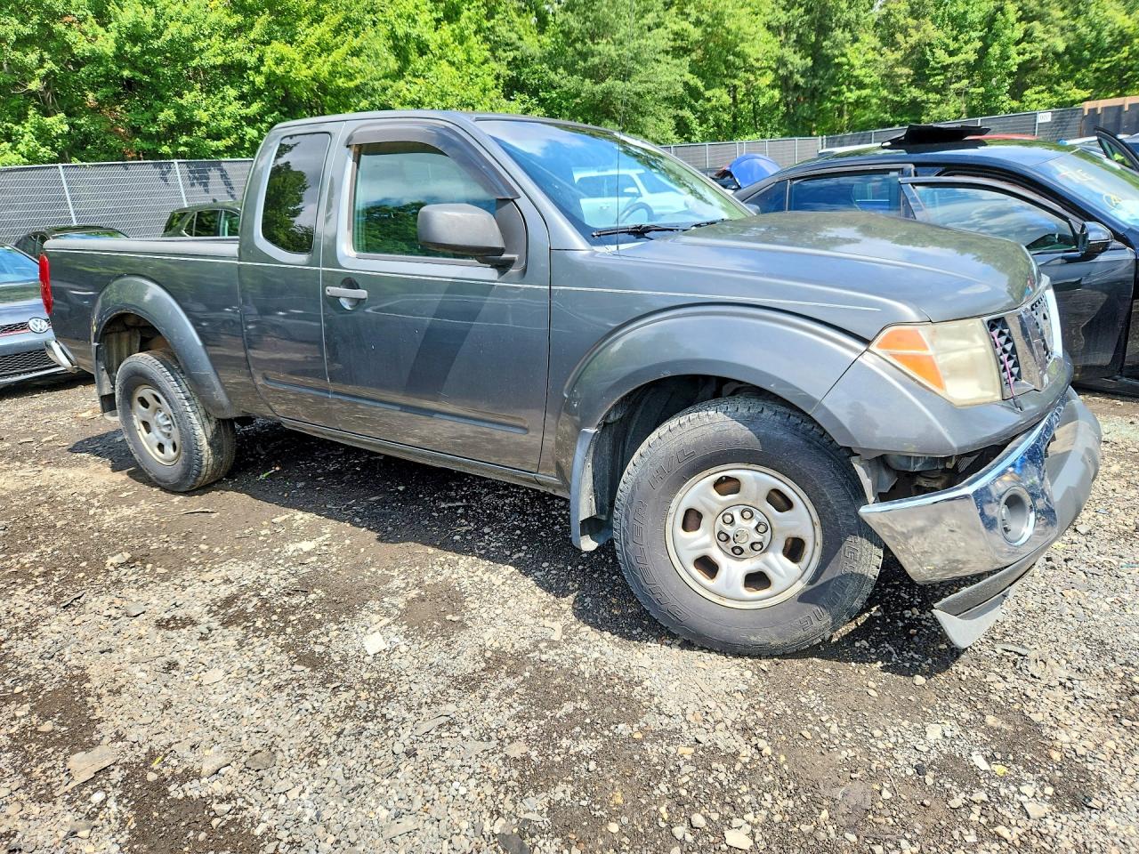 2005 Nissan Frontier Se Gray vin: 1N6AD06W15C460212