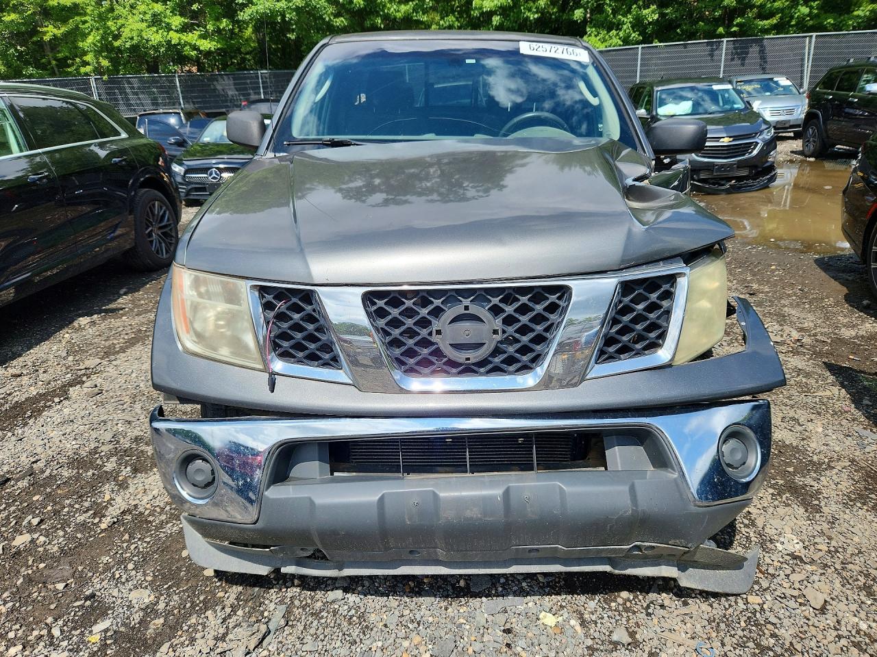 2005 Nissan Frontier Se Gray vin: 1N6AD06W15C460212