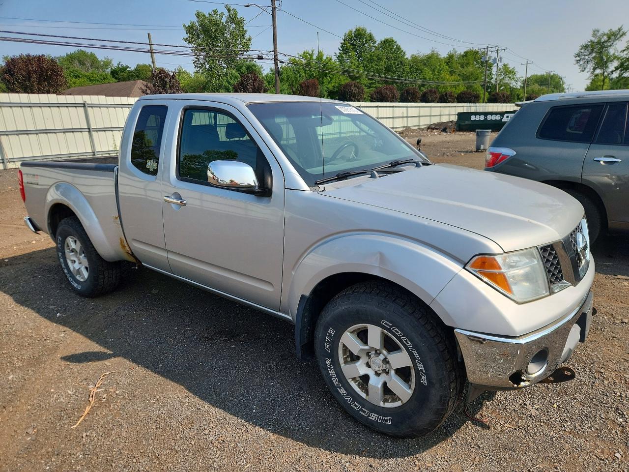 2005 Nissan Frontier Se Silver vin: 1N6AD06W25C442396