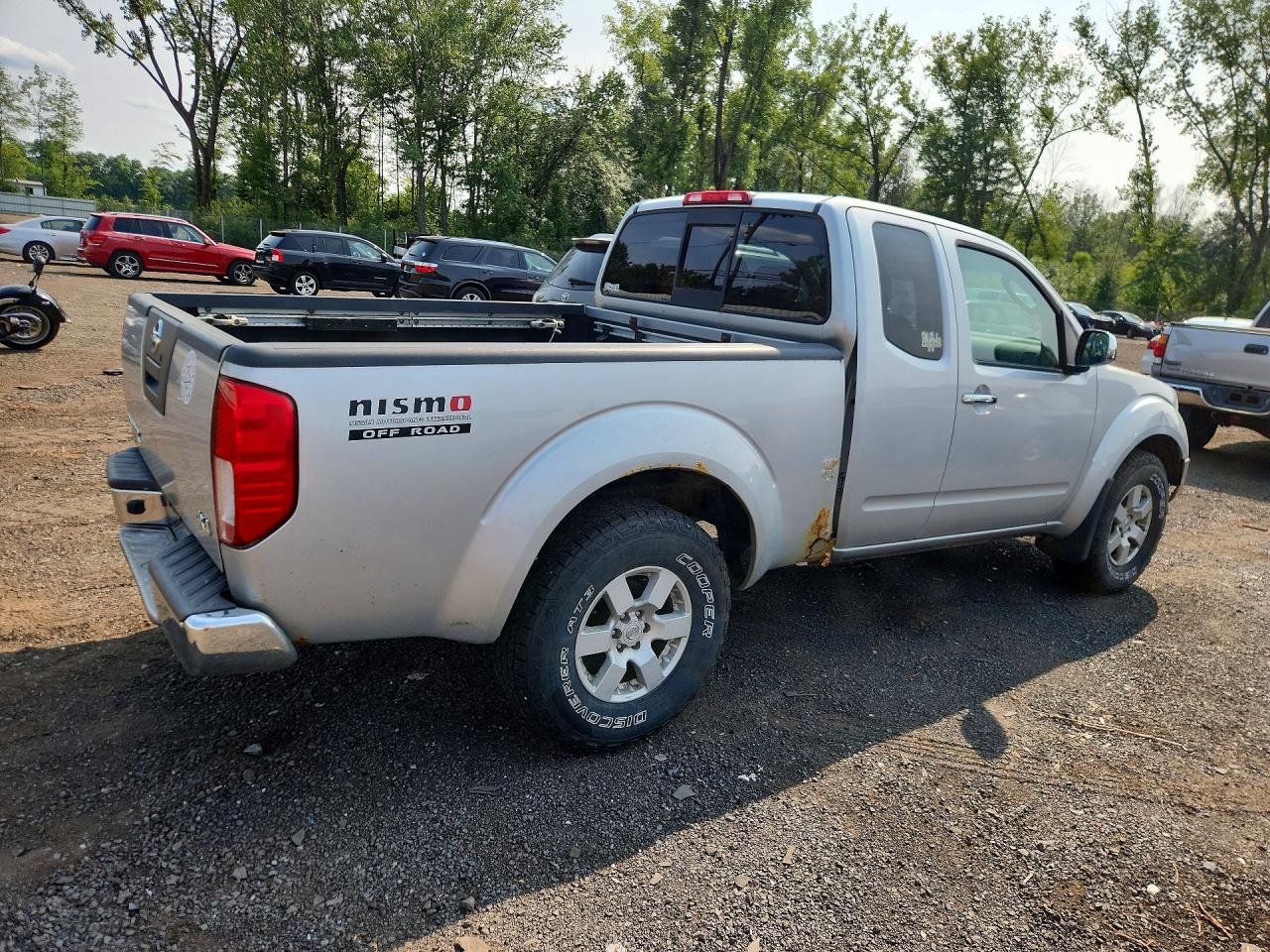 2005 Nissan Frontier Se Silver vin: 1N6AD06W25C442396
