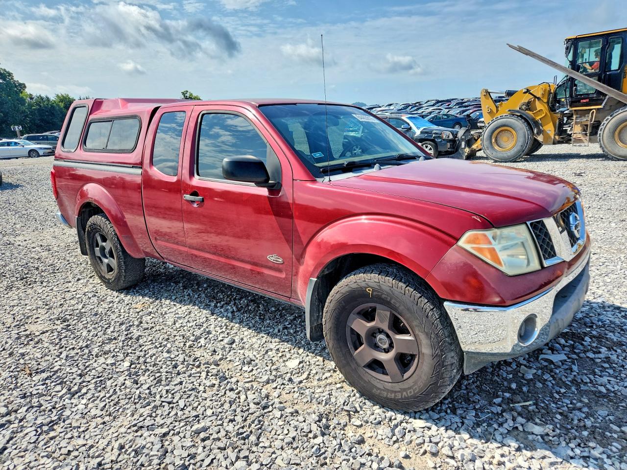2006 Nissan Frontier Se Красный vin: 1N6AD06W26C410369