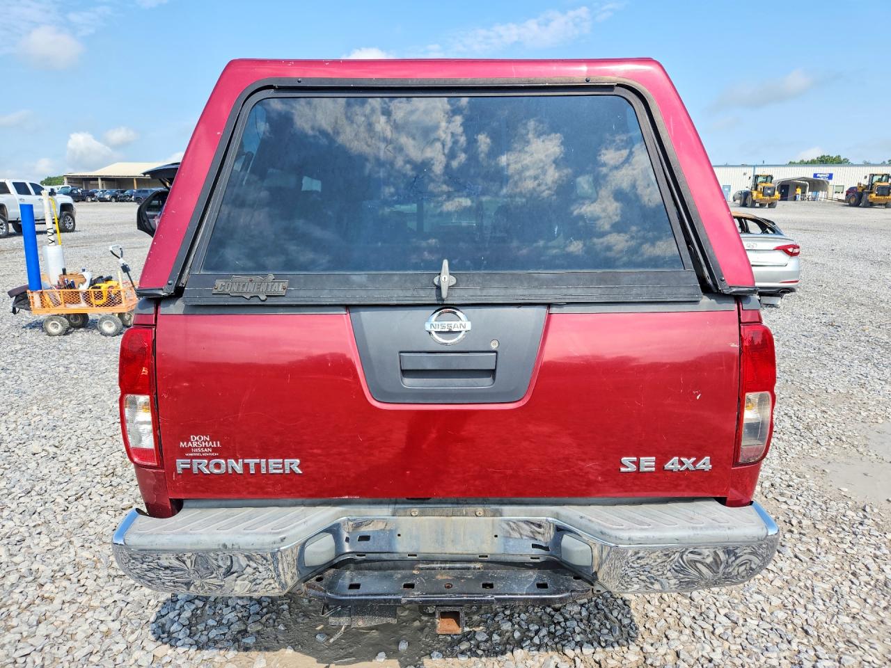 2006 Nissan Frontier Se Красный vin: 1N6AD06W26C410369