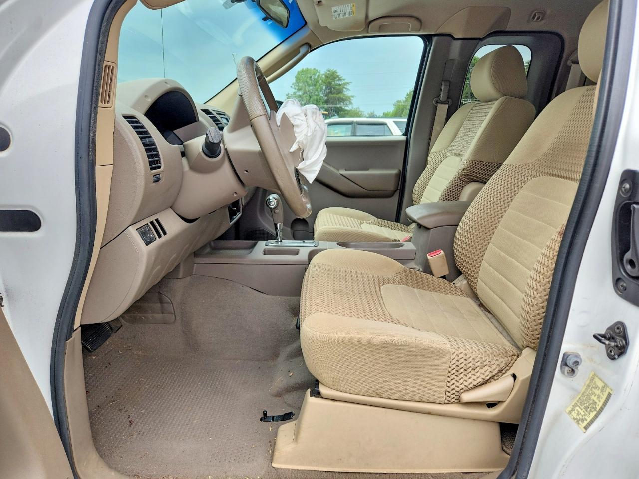 2008 Nissan Frontier Se V6 White vin: 1N6AD06W28C400427