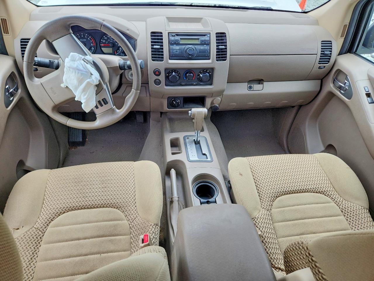 2008 Nissan Frontier Se V6 White vin: 1N6AD06W28C400427