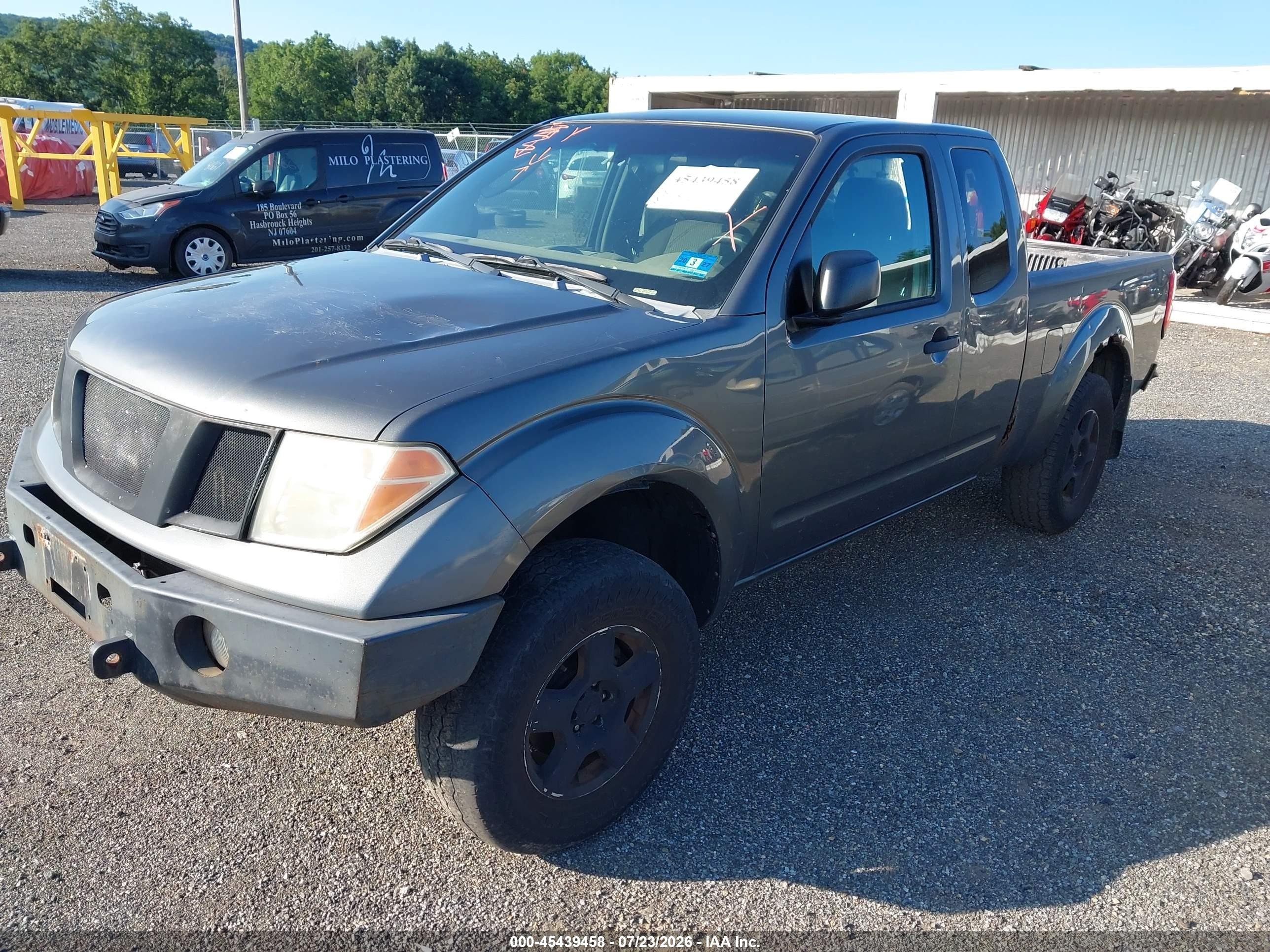 2008 Nissan Frontier Se Серый vin: 1N6AD06W28C442791