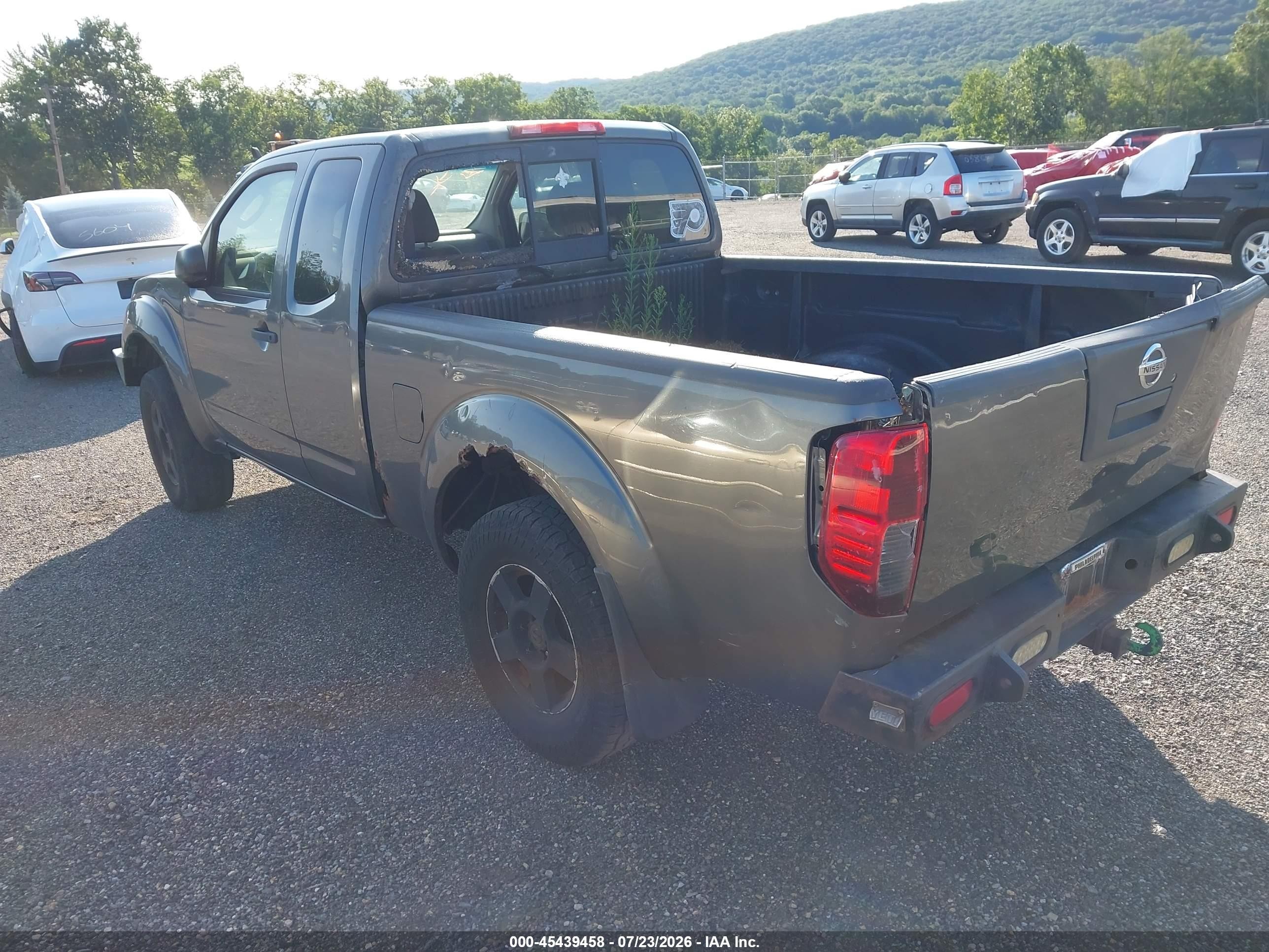 2008 Nissan Frontier Se Серый vin: 1N6AD06W28C442791