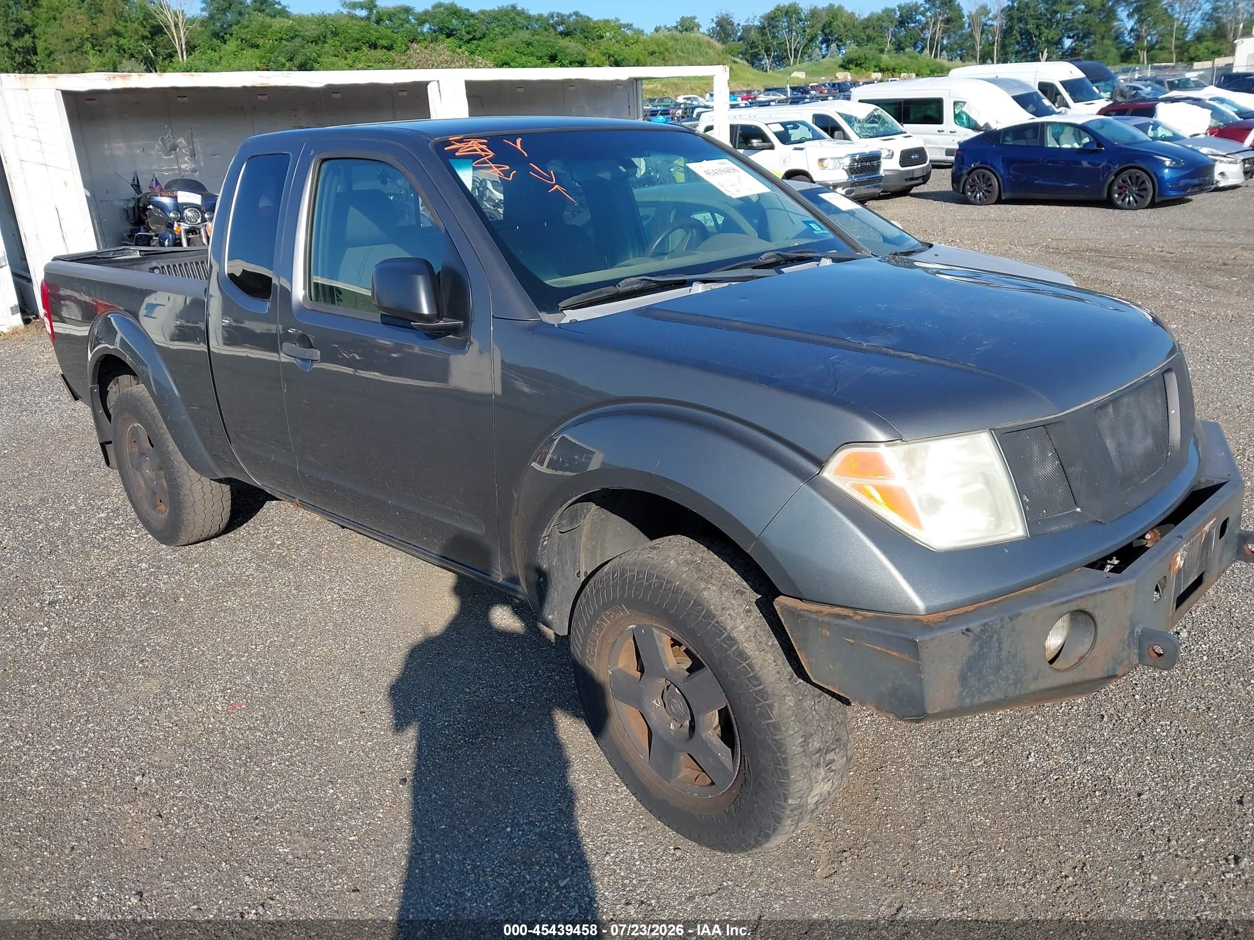 2008 Nissan Frontier Se Серый vin: 1N6AD06W28C442791