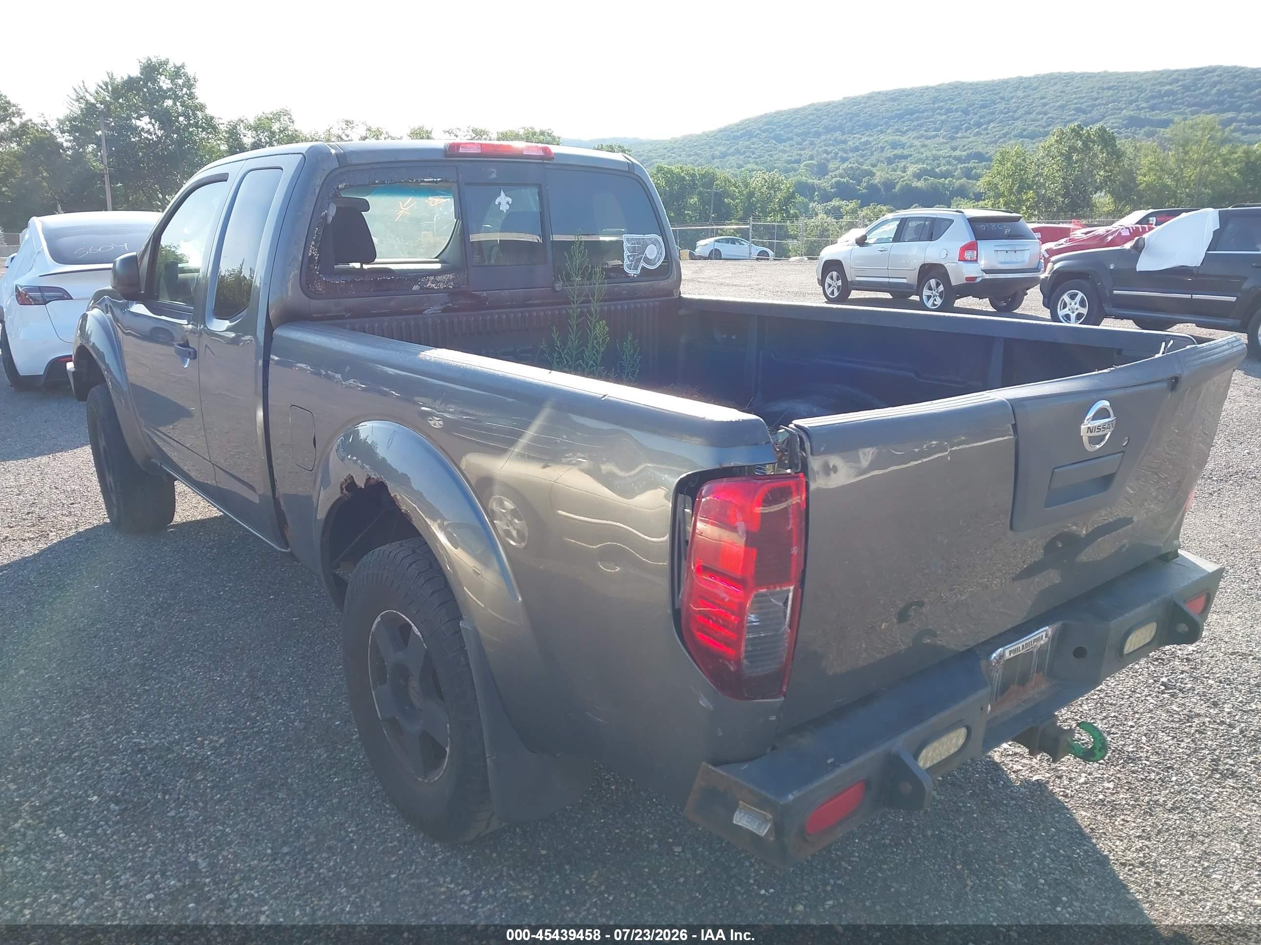 2008 Nissan Frontier Se Серый vin: 1N6AD06W28C442791