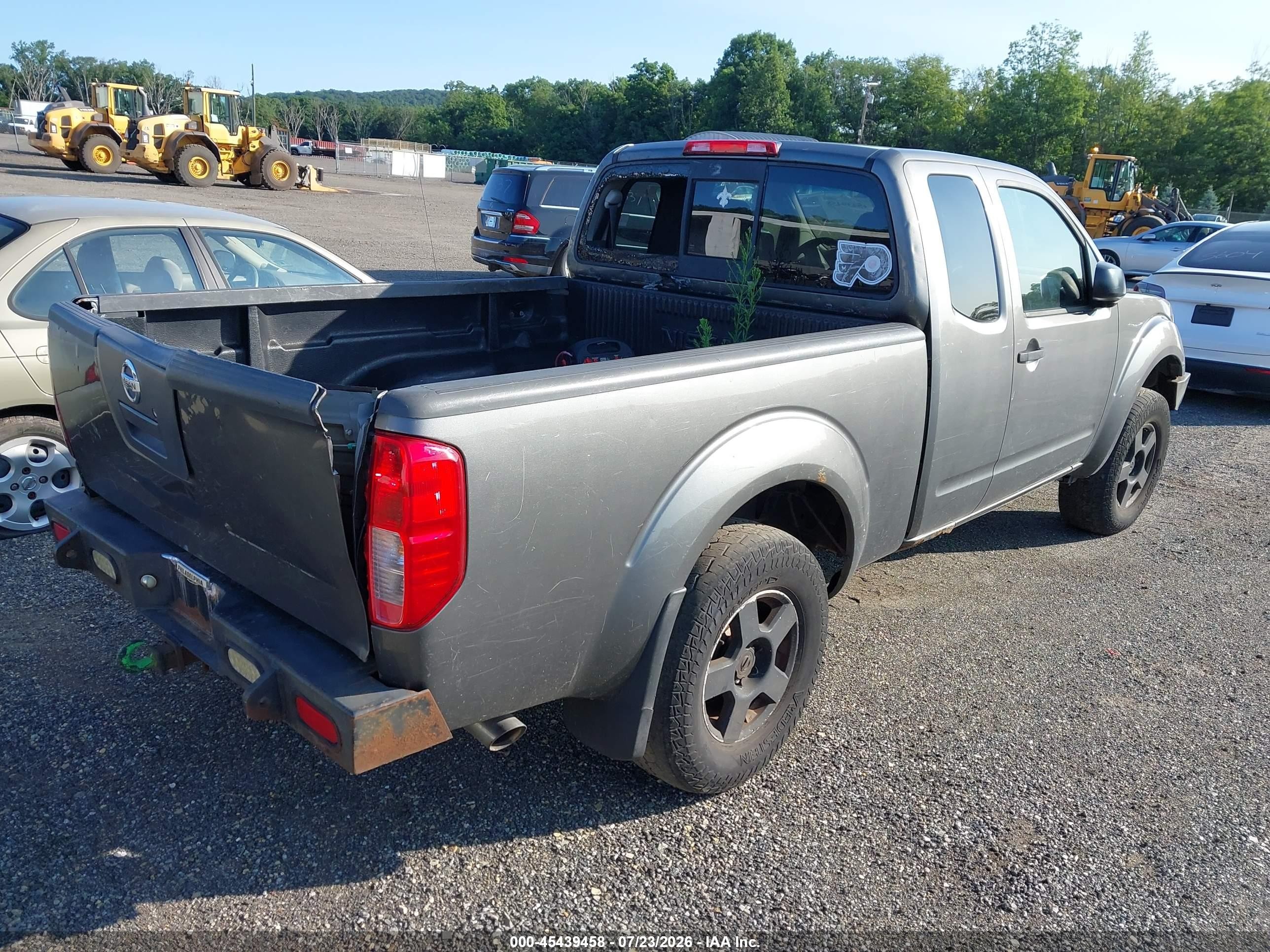 2008 Nissan Frontier Se Серый vin: 1N6AD06W28C442791