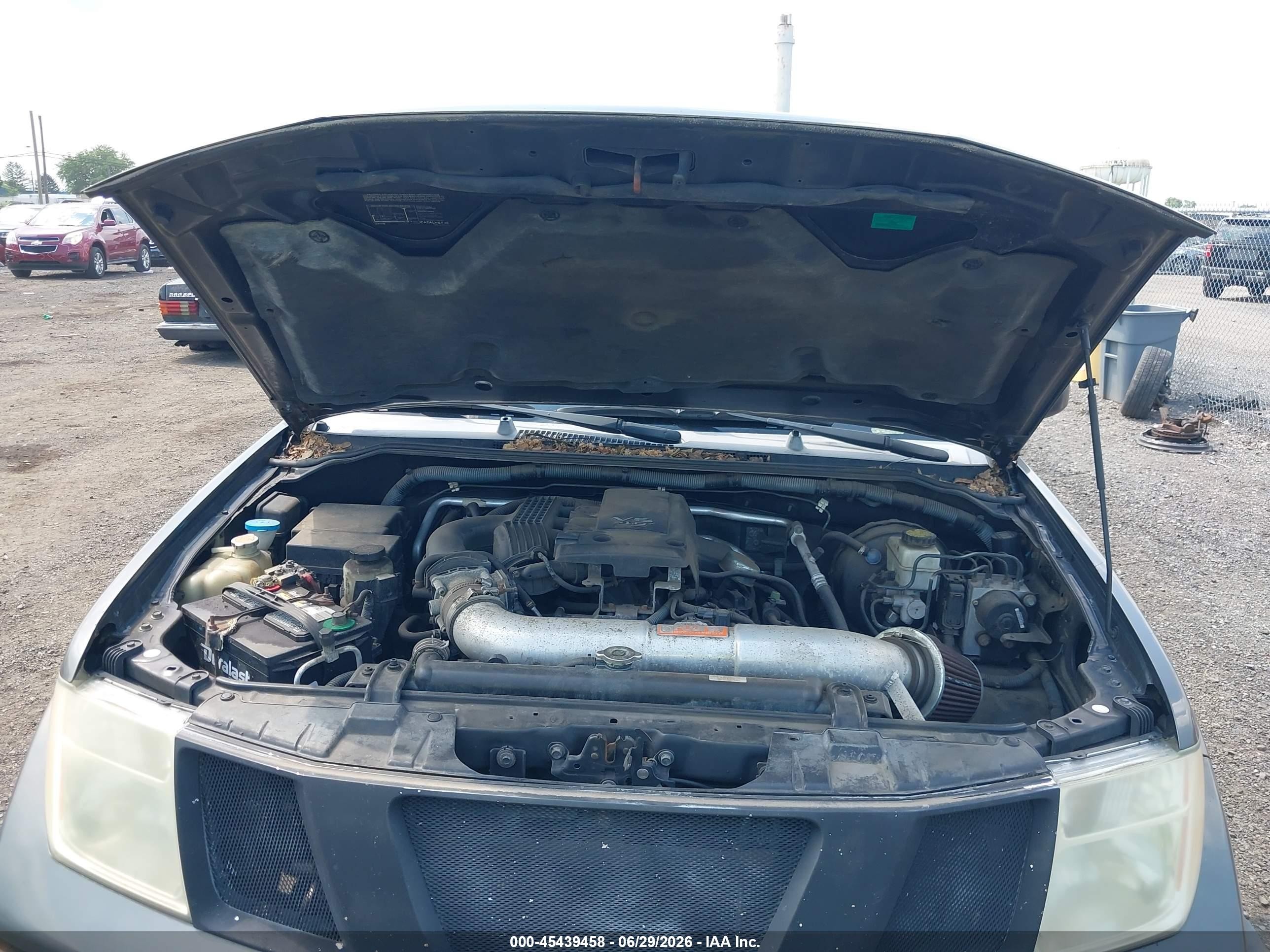 2008 Nissan Frontier Se Серый vin: 1N6AD06W28C442791