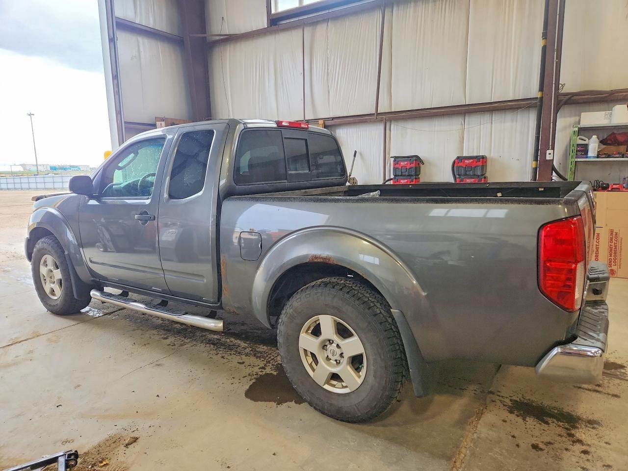 2008 Nissan Frontier Se V6 Gray vin: 1N6AD06W28C445674
