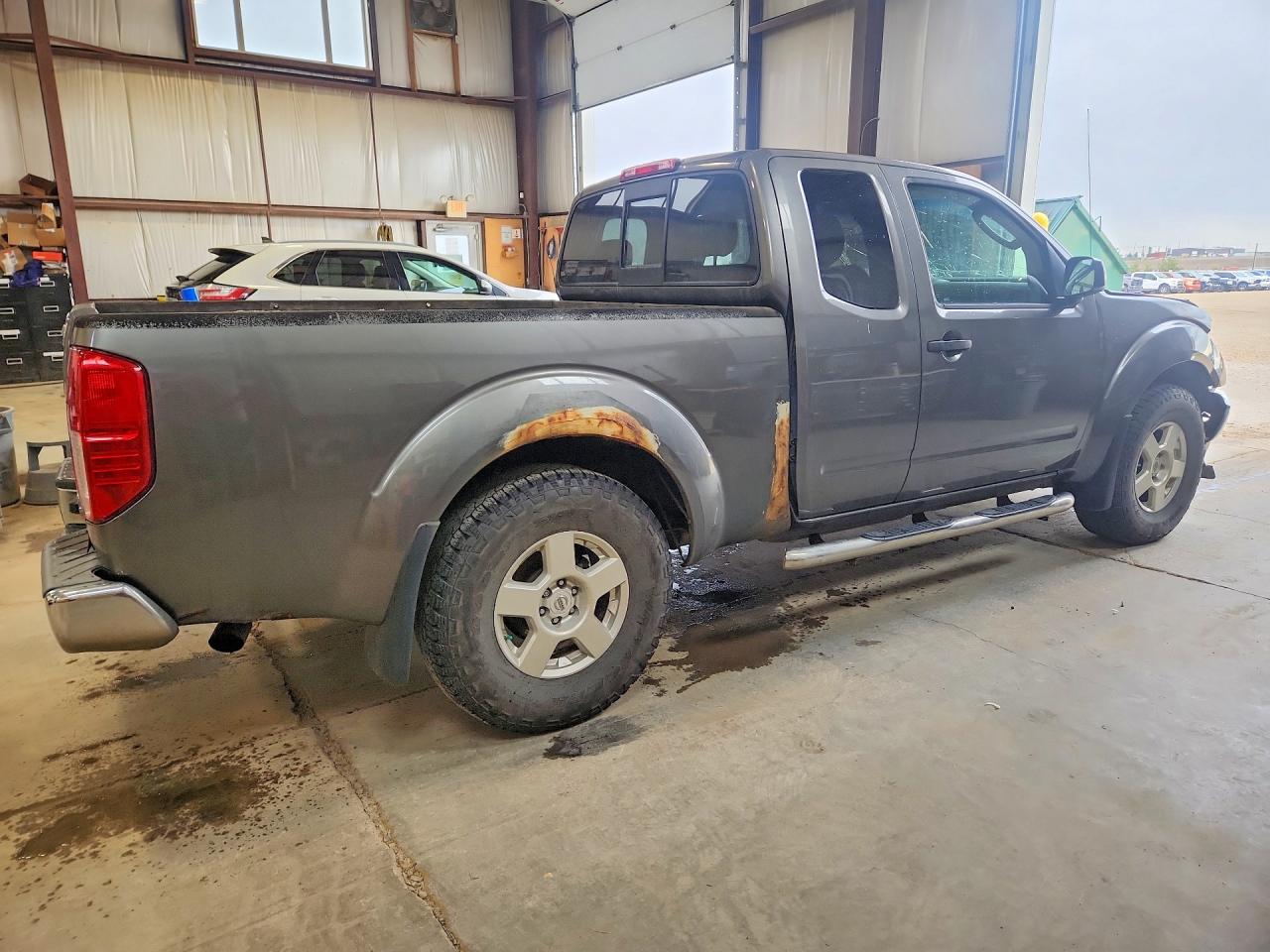 2008 Nissan Frontier Se V6 Gray vin: 1N6AD06W28C445674