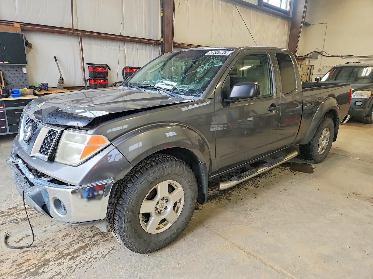 2008 Nissan Frontier Se V6 Gray vin: 1N6AD06W28C445674