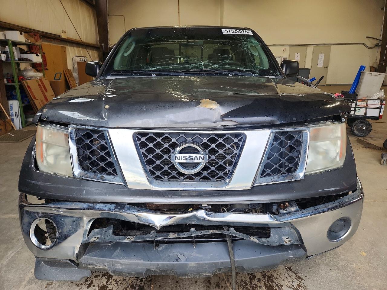 2008 Nissan Frontier Se V6 Gray vin: 1N6AD06W28C445674