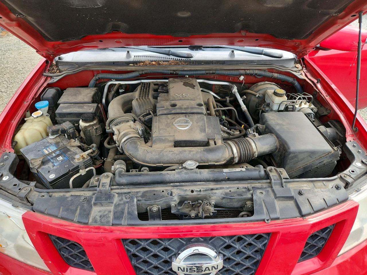 2009 Nissan Frontier Se V6 Red vin: 1N6AD06W29C407024