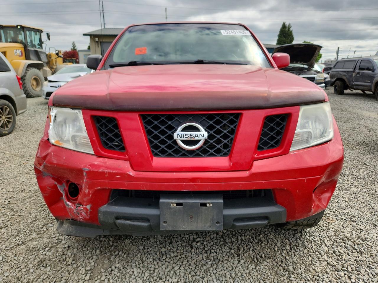 2009 Nissan Frontier Se V6 Red vin: 1N6AD06W29C407024