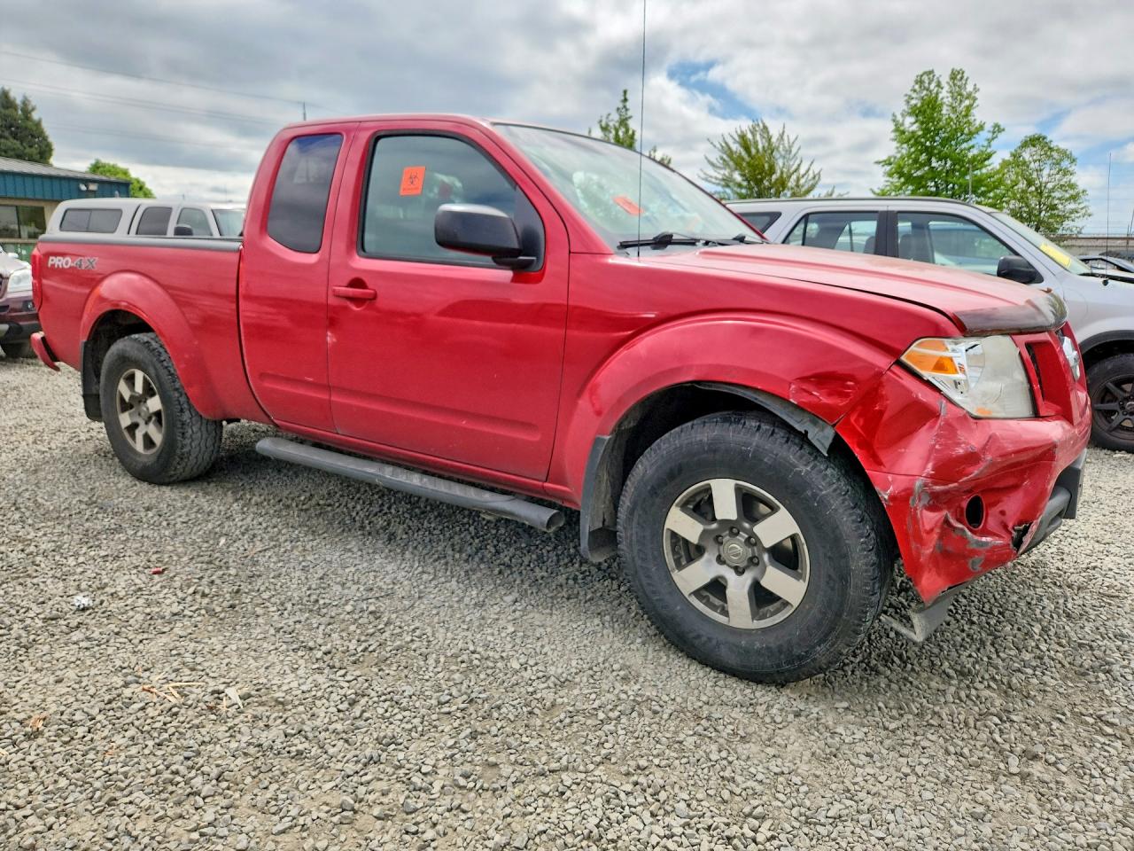 2009 Nissan Frontier Se V6 Red vin: 1N6AD06W29C407024