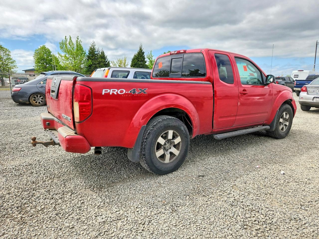 2009 Nissan Frontier Se V6 Red vin: 1N6AD06W29C407024