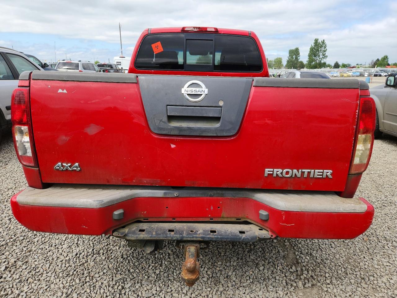 2009 Nissan Frontier Se V6 Red vin: 1N6AD06W29C407024